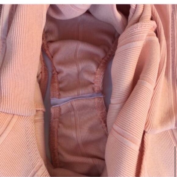 Missguided Lace Up Front Bodysuit Nude Size 8 - Picture 7 of 8